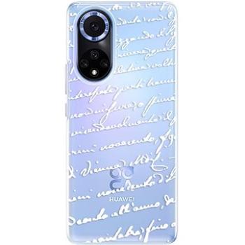 iSaprio Handwriting 01 pro white pro Huawei Nova 9 (hawri01w-TPU3-Nov9)