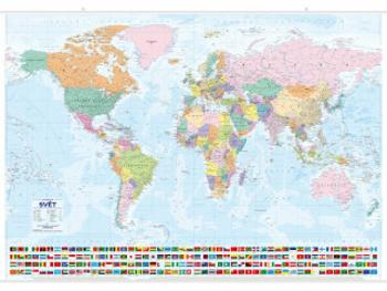 Svět – státy a území – nástěnná mapa