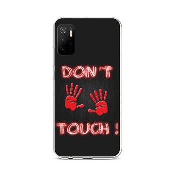 TopQ Xiaomi Poco M3 Pro silikon Don´t Touch Red 59967 (Sun-59967)