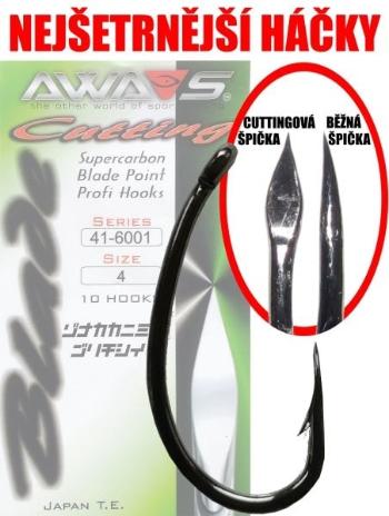 Awa-S Háčky Cutting Blade 6001 Black Nickel 10ks