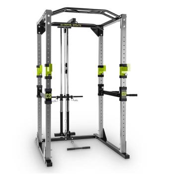 Capital Sports Tremendour Pl Power Rack, zelený, domácí posilovna, kladka, ocel