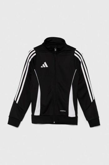 Dětská mikina adidas Performance TIRO24 TRJKTY černá barva, s aplikací, IJ9958