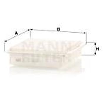 MANN-FILTER C25654 pro vozy CITROËN;MITSUBISHI;PEUGEOT (C25654)