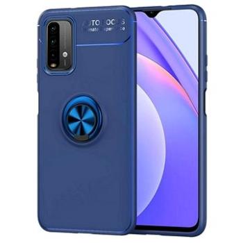 TopQ Xiaomi Redmi 9T silikon modrý s modrým prstenem 65544 (Sun-65544)