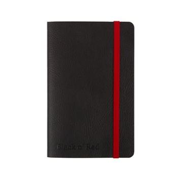 OXFORD Black n´ Red Journal A6, 72 listů, linkovaný,  ohebné desky (400051205)