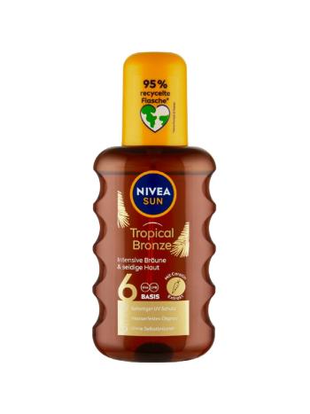 Nivea SUN Tropical Bronze OF6 opalovací olej 200 ml