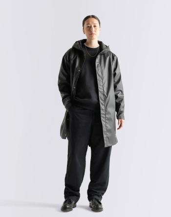 Herschel Supply Long Classic Rain Jacket Women's Black M