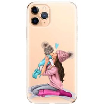 iSaprio Kissing Mom - Brunette and Boy pro iPhone 11 Pro (kmbruboy-TPU2_i11pro)