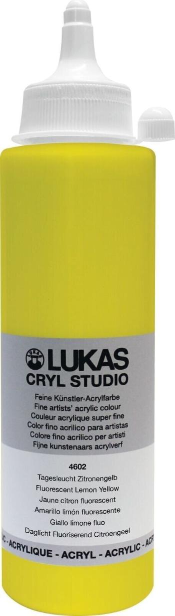 Lukas Cryl Studio Akrylová barva Fluorescent Lemon Yellow 250 ml 1 ks