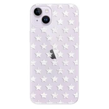 Odolné silikonové pouzdro iSaprio - Stars Pattern - white - iPhone 14 Plus