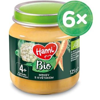 Hami BIO Mrkev s květákem 6× 125 g (5900852054587)