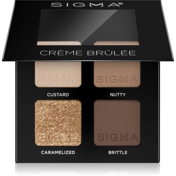 Sigma Beauty Quad paletka očních stínů odstín Crème Brûlée 4 g