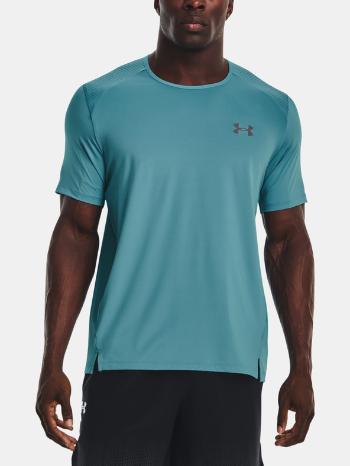 Under Armour UA Armourprint SS Triko Modrá