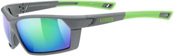 UVEX Sportstyle 225 Grey/Green Mat/Mirror Green Cyklistické brýle