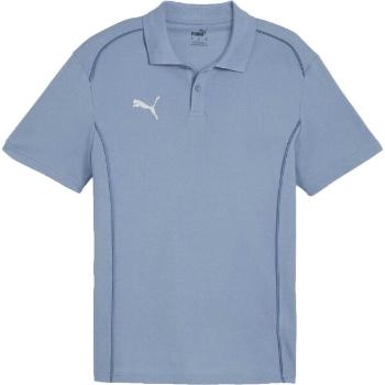 Puma TEAMFINAL CASUALS POLO Pánské polo triko, světle modrá, velikost