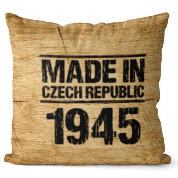 Polštář Made In + rok (Velikost: 40 x 40 cm, rok: 1945)