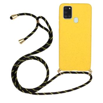 ROPE Kryt so šnúrkou Samsung Galaxy A21s žltý