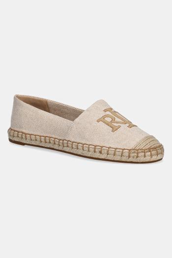 Espadrilky Lauren Ralph Lauren Cameryn Lg 2 béžová farba, 802962171004