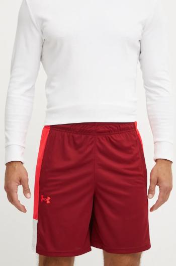 Tréninkové šortky Under Armour Zone 7 vínová barva, 1383389