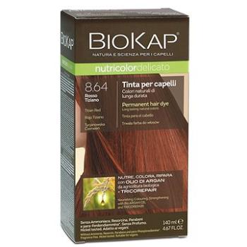 BIOKAP Nutricolor Delicato Barva na vlasy - 8.64 Tizianově červená  140 ml (8030243022752)