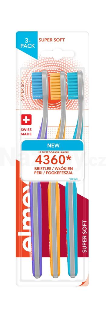 Elmex Super Soft zubní kartáček 3 ks