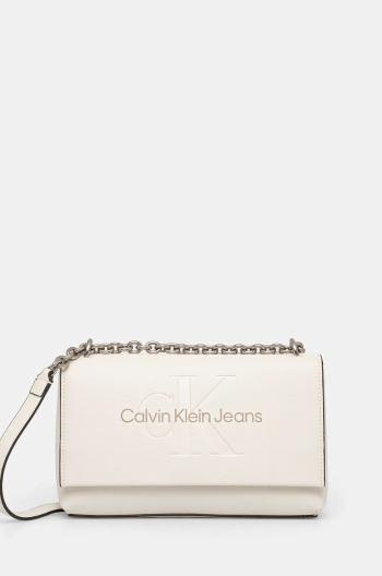 Kabelka Calvin Klein Jeans béžová barva, K60K612221