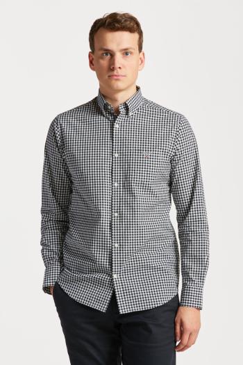 KOŠILE GANT REG BROADCLOTH GINGHAM BD BLACK3