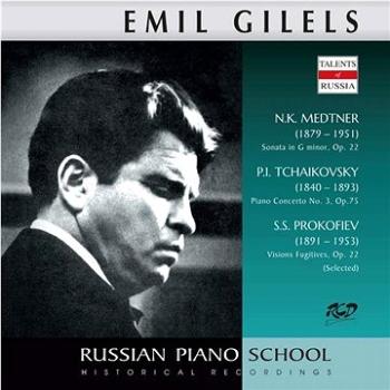 Gilels Emil: Medtner - Sonata, / Tchaikovsky - Piano Concerto No. 3 / Prokofiev - Visions Fugitives  (4600383162782)