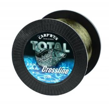 Carp´r´us vlasec total crossline 1200 m hnědá-průměr 0,35 mm / nosnost 6,8 kg