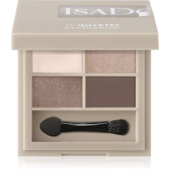 IsaDora The Eyeshadow Quartet paletka očních stínů odstín 04 Cappuccino 3.5 g