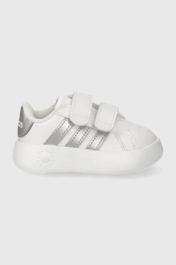 Dětské sneakers boty adidas GRAND COURT 2.0 CF I bílá barva