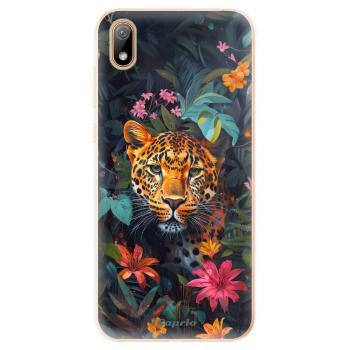 Odolné silikonové pouzdro iSaprio - Flower Jaguar - Huawei Y5 2019