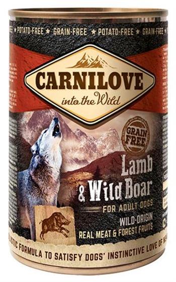 CARNILOVE Konzerva Wild Meat Lamb & Wild Boar 400 g