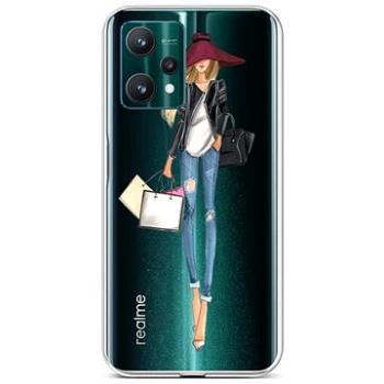 TopQ Kryt Realme 9 Pro silikon Lady 2 73185 (Sun-73185)