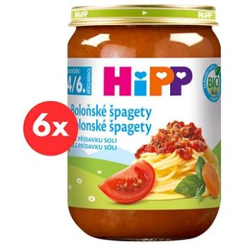 HiPP BIO Špagety v boloňské omáčce - 6× 190 g (4062300347205)