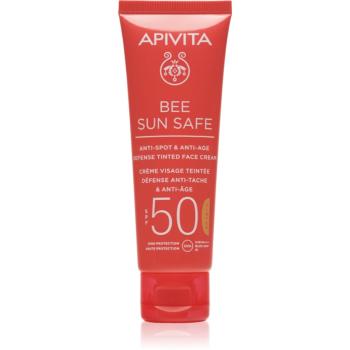 Apivita Bee Sun Safe ochranný tónovací krém na obličej SPF 50 50 ml