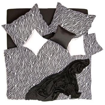 SCANquilt povlečení KLASIK DESIGN zebra černobílá (29410)