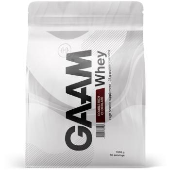 GAAM 100% Whey Premium syrovátkový protein příchuť Double Rich Chocolate 1000 g