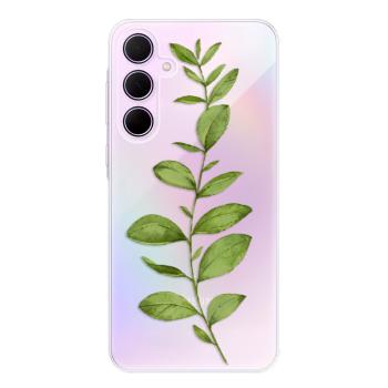 Odolné silikonové pouzdro iSaprio - Green Plant 01 - Samsung Galaxy A35 5G