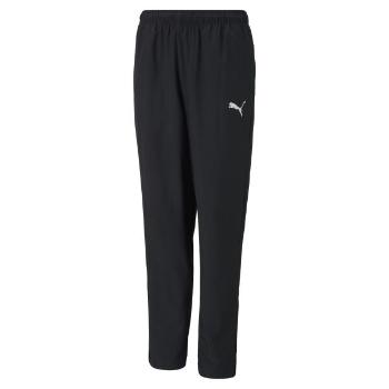 Puma TEAMRISE SIDELINE PANTS JR Chlapecké fotbalové tepláky, černá, velikost