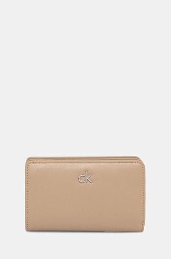 Peněženka Calvin Klein béžová barva, K60K613075