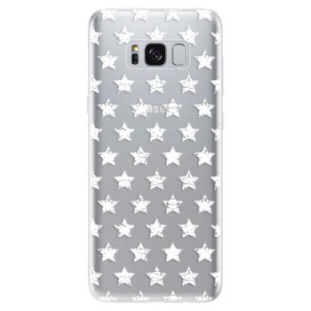 Odolné silikonové pouzdro iSaprio - Stars Pattern - white - Samsung Galaxy S8