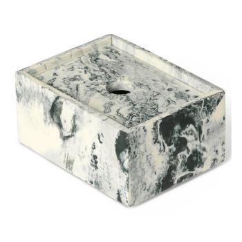 Úložný box MIST 10 x 7,5 cm, bílá / zelená, pryskyřice, ferm LIVING