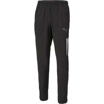 Puma TEAMLIGA SIDELINE PANTS Pánské fotbalové tepláky, černá, velikost