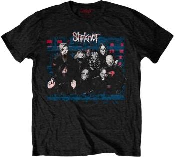 Slipknot Tričko WANYK Glitch Group Unisex Black 2XL