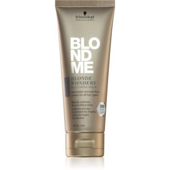 Schwarzkopf Professional Blondme Blonde Wonders obnovující balzám pro blond a melírované vlasy 75 ml