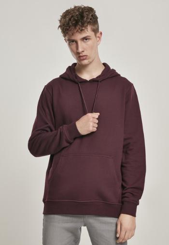 Urban Classics Basic Sweat Hoody redwine - S