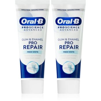 Oral B Gum & Enamel Repair Gentle Whitening jemná bělicí zubní pasta 2x75 ml