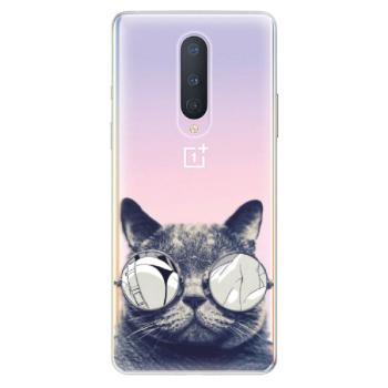 Odolné silikonové pouzdro iSaprio - Crazy Cat 01 - OnePlus 8