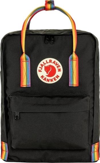 Fjällräven Kånken Rainbow Batoh Black/Rainbow Pattern 16 L